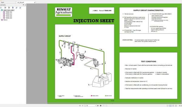 Renault TEMIS 550 MR328 Technical System EN 2