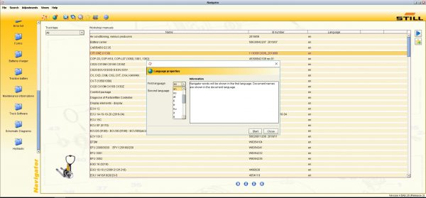 Steds Navigator Forklifts Latin America KSA8.20 R2 03.2020 Full Instruction DVD 6