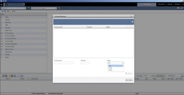 VM WARE General Motors GMNA EPC 05.2021 Spare Parts Catalogue 14