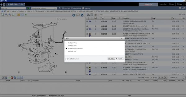 VM WARE General Motors GMNA EPC 05.2021 Spare Parts Catalogue 5