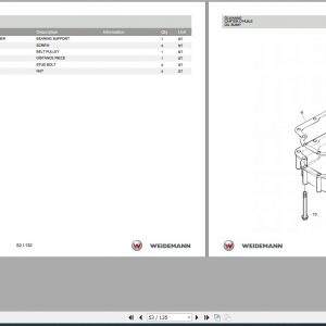 Weidemann Engine Perkins 1104C-44T 1.0 Spare Parts List DE+FR+EN Weidemann Engine Perkins 1104C 44T 1.0 Spare Parts List Defren 2