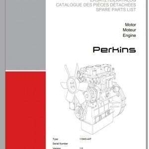 Weidemann Engine Perkins 1104D 44T 1.0 Spare Parts List DEFREN 1