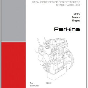 Weidemann Engine Perkins 403C 11 1.0 Spare Parts List Defren 1