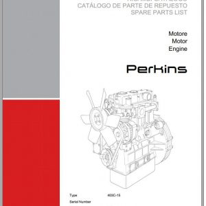 Weidemann Engine Perkins 403C 15 1.0 Spare Parts List Itesen 1