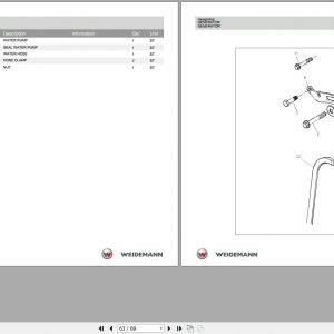 Weidemann Engine Perkins 403D 11 1.0 Spare Parts List Ruplen 2