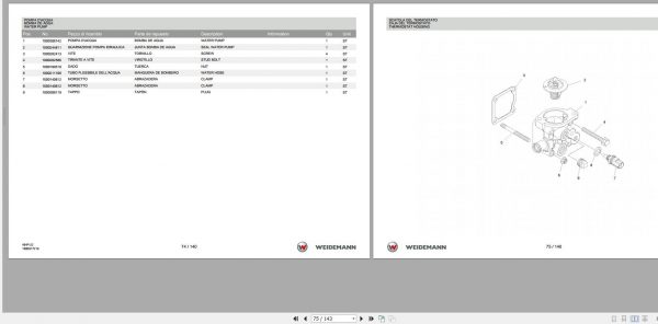 Weidemann Engine Perkins 404F 22 404F 22 1.0 Spare Parts List ITESEN 2