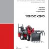Weidemann Wheel Loader 1130CX30 11xxCX 1.0 Spare Parts List DEFREN 1