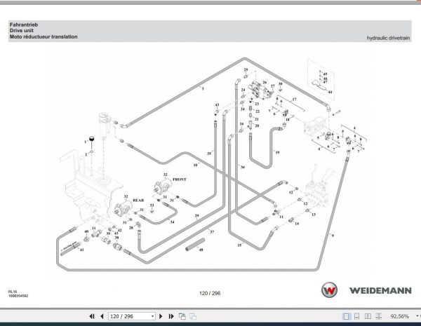 Weidemann Wheel Loader 1140 Basic Line RL16 1.0 Spare Parts List ENDEFR 3