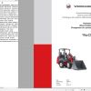 Weidemann Wheel Loader 1160 RL20 1.0 3056641 Spare Parts List ENDEFR 1