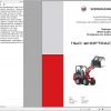 Weidemann Wheel Loader 1160 eHOFTRAC RL20e 1.0 Spare Parts List ENDEFR 1