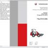 Weidemann Wheel Loader 1160CC35 1.0 Spare Parts List ENDEFR 1