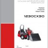 Weidemann Wheel Loader 1230CX30 12xxCX 1.0 Spare Parts List DEFREN 1