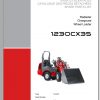 Weidemann Wheel Loader 1230CX35 12xxCX 1.0 Spare Parts List DEFREN 1
