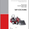 Weidemann Wheel Loader 1240CX35 12xxCX 1.0 Spare Parts List ITESEN 1