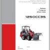 Weidemann Wheel Loader 1250CC35 12xxCC 1.0 Spare Parts List DEFREN 1