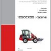 Weidemann Wheel Loader 1250CX35 Kabine 12xxCX Kab 1.0 Spare Parts List DEFREN 1