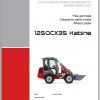 Weidemann Wheel Loader 1250CX35 Kabine 12xxCX Kab 1.0 Spare Parts List ITESEN 1