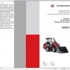 Weidemann Wheel Loader 1380 RL28 1.0 Spare Parts List ENDEFR 1