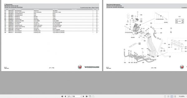 Weidemann Wheel Loader 1390 StageV A01 01 Spare Parts List ENDEFR 2