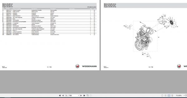 Weidemann Wheel Loader 1390 StageV A01 01 Spare Parts List ENITES 2