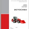 Weidemann Wheel Loader 2070CX50 2070CX 1.0 Spare Parts List DEFREN 1