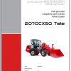 Weidemann Wheel Loader 2070CX50 TELE 2070CXT 1.0 Spare Parts List ITESEN 1