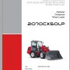 Weidemann Wheel Loader 2070CX50LP 2070CX50LP 06 2008 1.0 Spare Parts List DEFREN 1