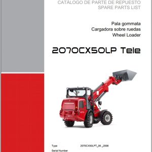 Weidemann Wheel Loader 2070CX50LP TELE 2070CX50LPT 06 2008 1.0 Spare Parts List ITESEN 1