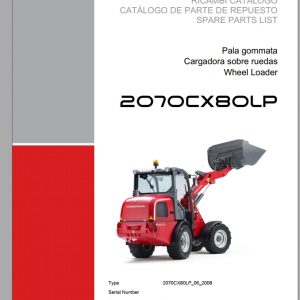 Weidemann Wheel Loader 2070CX80LP 2070CX80LP 06 2008 1.0 Spare Parts List ITESEN 1