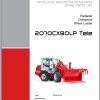 Weidemann Wheel Loader 2070CX80LP TELE 2070CXLPT 1.0 Spare Parts List DEFREN 1