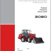Weidemann Wheel Loader 3080 RL50 1.0 Spare Parts List DEFREN 1