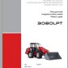 Weidemann Wheel Loader 3080LPT RL50LPT 1.0 Spare Parts List ITESEN 1