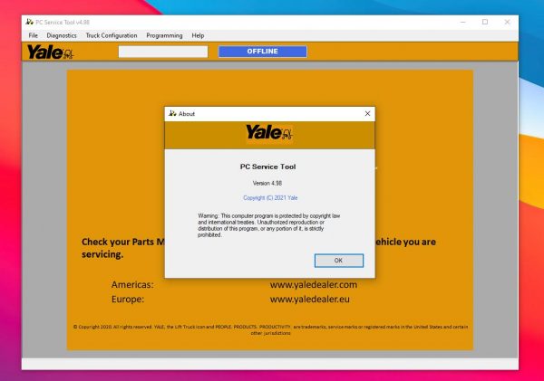 Yale PC Service Tool v4 2
