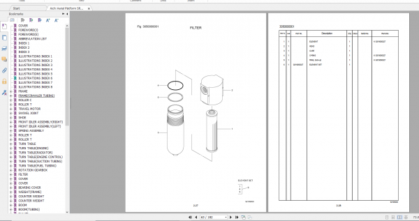 Aichi Aerial Platform SR12BJ SR12BJ ISR40B ISR40BJ EC0 FC0 PA00099new Part List En 3