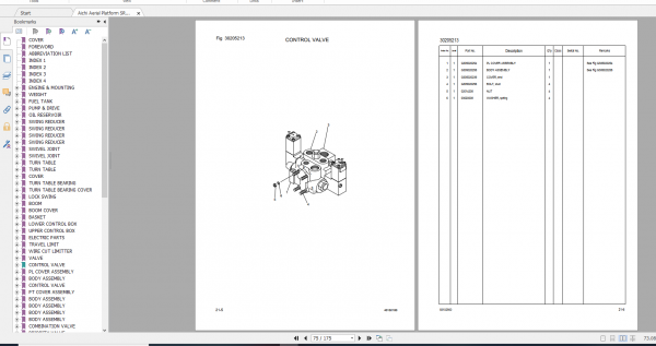 Aichi Aerial Platform SR182 ISR602 A6E1F1 PA00011 Part List En 3