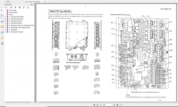 Aichi Aerial Work Platform TZ12A SME323 Service Manual En 3