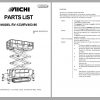Aichi Parts List Operator Manual Service Manual DVD 6