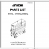 Aichi Scissor Lift Platform SV06CNL SV08CNL PG00136 PRINT Part List En 1