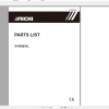 Aichi Scissor Lift Platform SV06ENL PG00503 Part List En 1