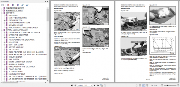 Bobcat Excavator 442 Service Manual 6901801 4