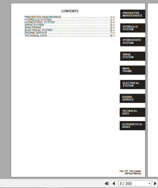 Bobcat Melroe Ingersoll Rand 730 731 732 Loader Service Manual 6556583 2