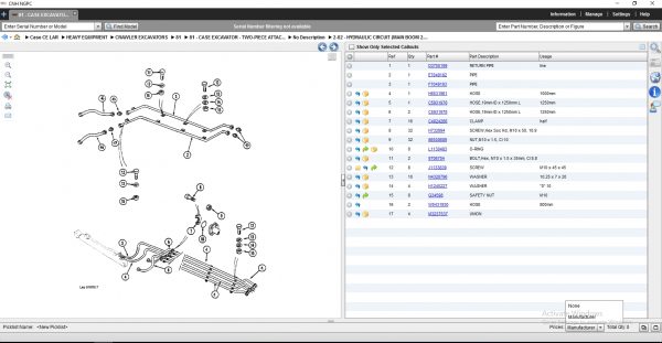 CASE CE Construction Equipment Latin America EPC 02.2021 Spare Parts Catalog DVD 5