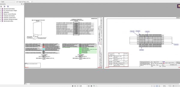 CAT Highwall Miner 1.75GB Full Models Electrics Schematic PDF DVD 7