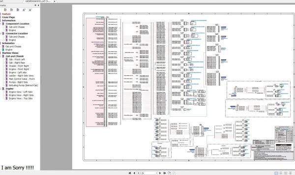 CAT Hydraulic Mining Shovel 6015B Electrical Hydraulic System Schematics Updated 2021 4
