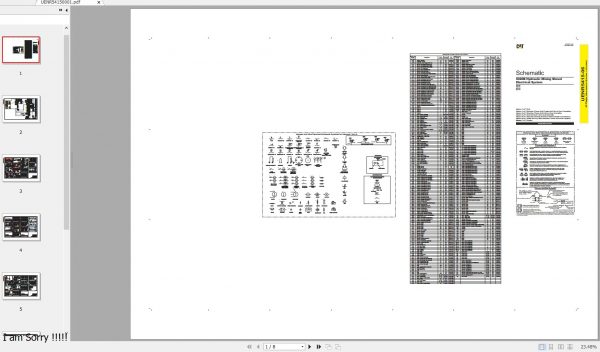 CAT Hydraulic Mining Shovel 6020B Electrical Hydraulic System Schematics Updated 2021 1