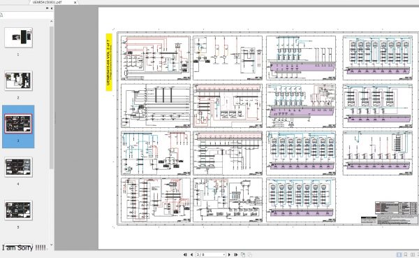 CAT Hydraulic Mining Shovel 6020B Electrical Hydraulic System Schematics Updated 2021 2