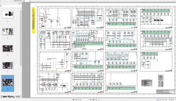 CAT Hydraulic Mining Shovel 6020B Electrical Hydraulic System Schematics Updated 2021 3