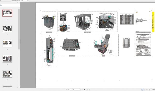 CAT Hydraulic Mining Shovel 6060 Electrical Hydraulic System Schematics Updated 2020 2