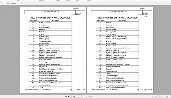 CAT Hydraulic Shovel 1.34GB Full Models Technical Manuals PDF DVD 4