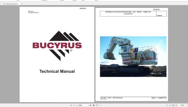 CAT Hydraulic Shovel 1.34GB Full Models Technical Manuals PDF DVD 6
